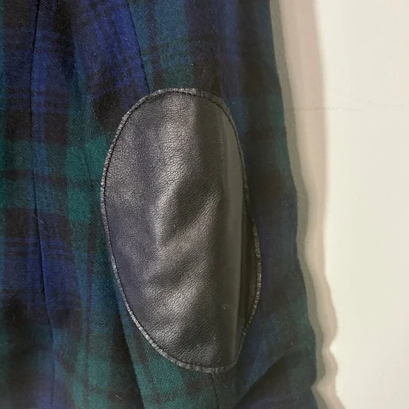 J. Crew Women's Tartan Blazer - Navy and Forest Green - Picture 10 of 12